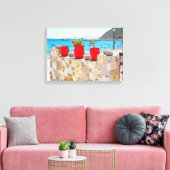 水の色の海 キャンバスプリント (インサイチュ (リビング))