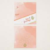 水の色の海&グリーティングいかりスターギフトラベル (正面&裏面)