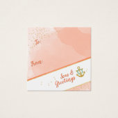 水の色の海&グリーティングいかりスターギフトラベル (正面)