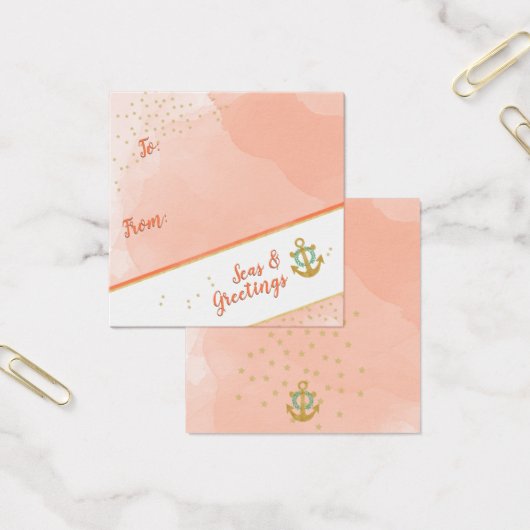 水の色の海&グリーティングいかりスターギフトラベル (オフィス)