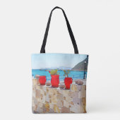 水の色の海 トートバッグ (裏面)