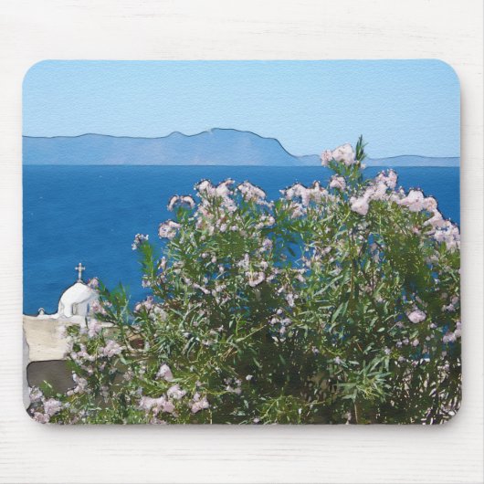 水の色の海 マウスパッド (正面)