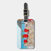 水の色の海 ラゲッジタグ (正面縦)