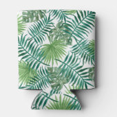 水の色の熱帯葉の新郎新婦結婚の 缶クーラー (裏面)