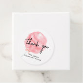 水の色の甘い弓コットンキャンディーベビーシャワー フェイバータグ (インサイチュ)