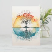 水の色の生命の木 シーズンカード (スタンド正面)