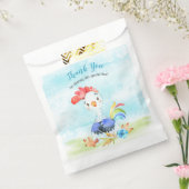 水の色の男の子のロスターファームありがとう フェイバーバッグ (封をした状態)