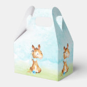 水の色の男の子の馬ベビーシャワーファーム フェイバーボックス (裏面サイド)