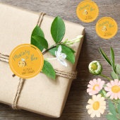 水の色の男女兼用ママへビー赤ちゃんシャワー ラウンドシール