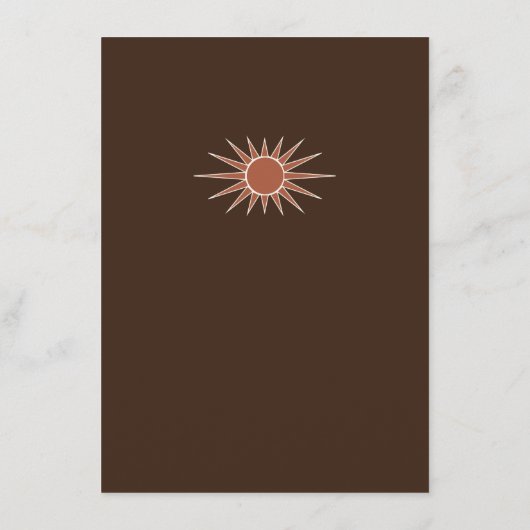 水の色の目的地：ロマンチックな砂漠の詳細 エンクロージャーカード (裏面)