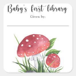 水の色の真菌 – ベビー初のライブラリ スクエアシール