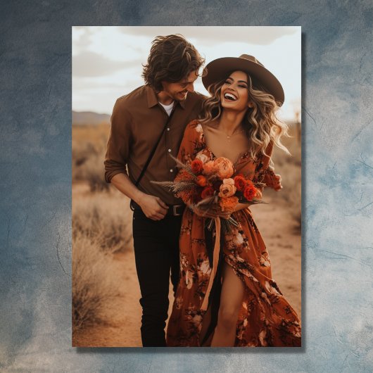 水の色の砂漠のサボテンの写真結婚の数 セーブザデート