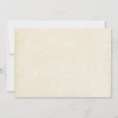 水の色の砂漠サボテンと山結婚の 招待状 (裏面)