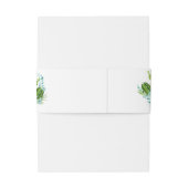 水の色の砂漠サボテン多肉乳児シャワー 招待状ベリーバンド (裏面例)