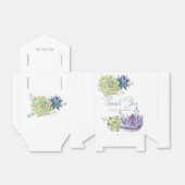 水の色の砂漠サボテン多肉有難う フェイバーボックス (折り畳みなし)