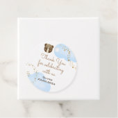 水の色の私たちの小さなクマは1つのベビーの誕生日 フェイバータグ (インサイチュ)