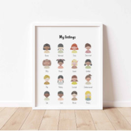 水の色の私の感じグラフのポスター ポスター