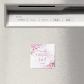 水の色の私の魂は残りを見つける, Ps 62:1 マグネット (インサイチュ (食洗機))