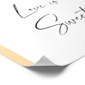 水の色の秋アーチ – 愛は甘い治療を取る ポスター (角)