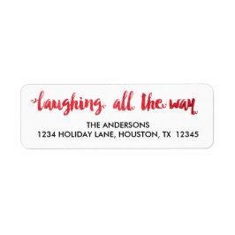 水の色の笑いオールウェイホリデーラベル ラベル