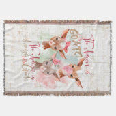 水の色の答えは、より多くのヤギ スローブランケット (正面)