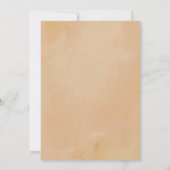 水の色の素朴バードハウスの動きの発表 招待状 (裏面)