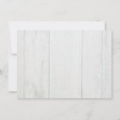 水の色の結婚式の日付を保存Decopage写真 セーブザデート (裏面)