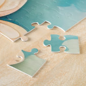 水の色の絵を描カップケーキ ジグソーパズル (側面)