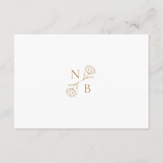 水の色の緑のクリスマス結婚のタイムライン エンクロージャーカード (裏面)