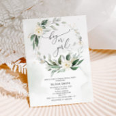 水の色の緑のジェンダーが招待を明らかにする 招待状