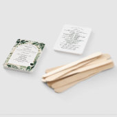 水の色の緑のモダンアーチ結婚型 ハンドファン (組立なし)