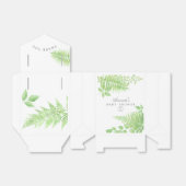 水の色の緑の赤ちゃんシャワーありがとう フェイバーボックス (折り畳みなし)