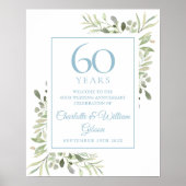 水の色の緑60周年記念へようこそ ポスター (正面)
