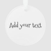 水の色の縁どコリーと花 オーナメント (裏面)