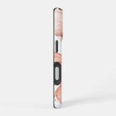 水の色の羽エレガント"蝶のアートフォンケース iPhone 16ケース (右側面)