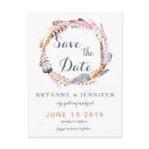 水の色の羽ボヘ素朴ミアン日付を保存