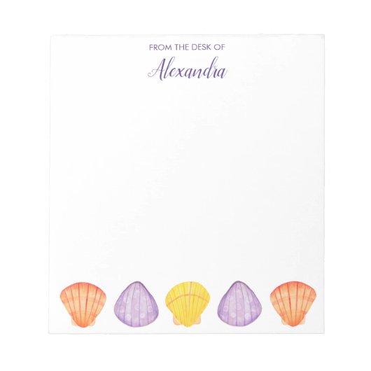 水の色の船名 ノートパッド (正面)