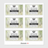 水の色の色合い緑ひげの油+材料 シール (シート)