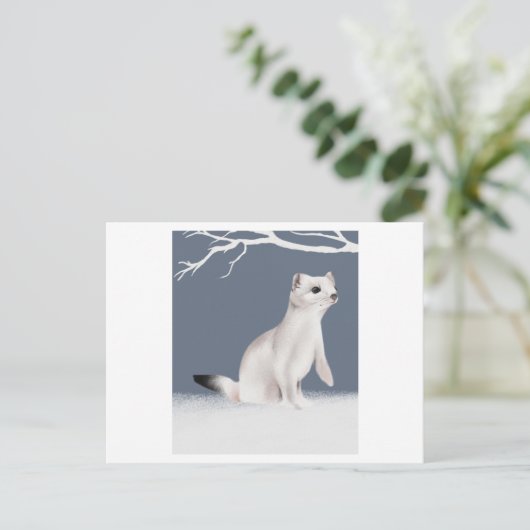 水の色の色彩の鮮やか水のイラストレーション ポストカード (スタンド正面)