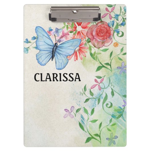 水の色の花を個人用に設定 クリップボード (正面)