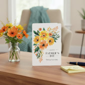 水の色の花模様考えズの父の日Ca シーズンカード