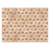 水の色の菓子パティスリー食品ブランチ テーブルクロス (正面(横))