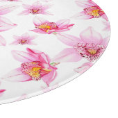 水の色の蘭デザイン15 カッティングボード (角)