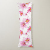 水の色の蘭デザイン15 ボディピロー (正面縦)