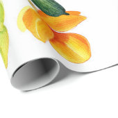 水の色の蘭デザイン18 ラッピングペーパー (ロールコーナー)