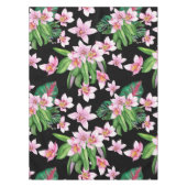 水の色の蘭デザイン27 テーブルクロス (正面)