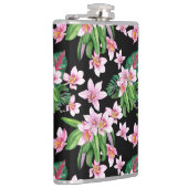 水の色の蘭デザイン27 フラスク (右)