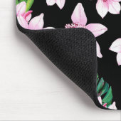 水の色の蘭デザイン27 マウスパッド (コーナー)