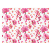 水の色の蘭デザイン2 テーブルクロス (正面(横))