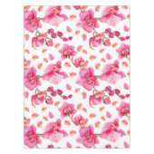 水の色の蘭デザイン2 テーブルクロス (正面)